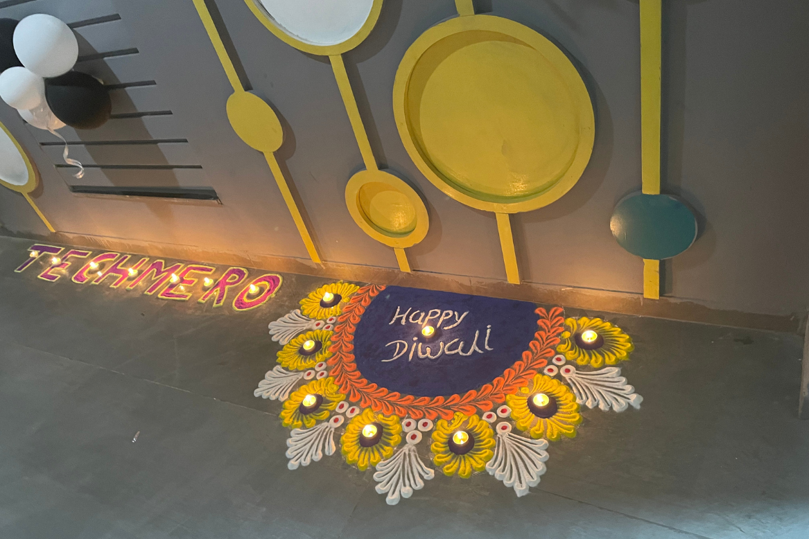 Techmero Happy Diwali Rangoli pic 2